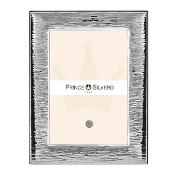 Κορνίζα Γάμου Ξύλινη με Επένδυση από Ασήμι με Νερά - themelidisjewels